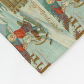 Couverture Polaire Dormir de Noël avec enfants (Coin)