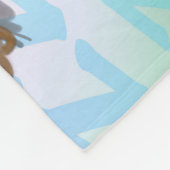 Couverture Polaire Dormir la fille avec chat (Coin)