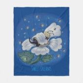 Couverture Polaire Dormir l'abeille (Devant)