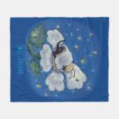 Couverture Polaire Dormir l'abeille (Devant (Horizontal))