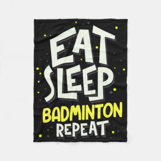 Couverture Polaire Dormir - Répétition de badminton - Joueur de badmi
