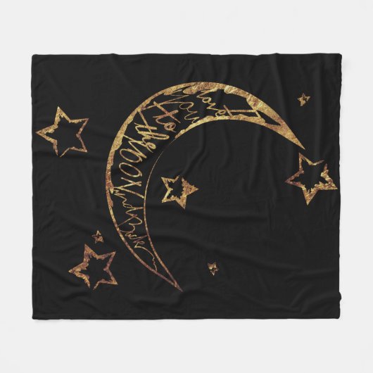 Couverture Polaire Dos confortable de n de lune (Devant (Horizontal))