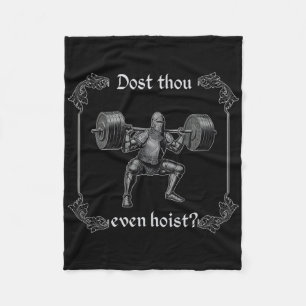 Couverture Polaire Dost Thou Even Hoist Funny Gym Meme