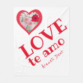 Couverture Polaire Double coeur (Devant)