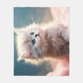 Couverture Polaire Douce petite chatte (Devant)