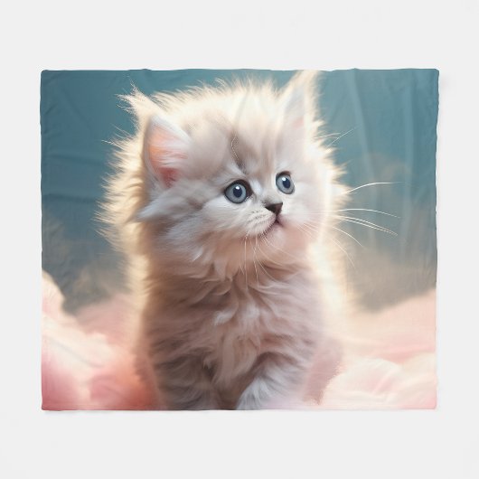 Couverture Polaire Douce petite chatte