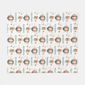 Couverture Polaire Douce Rêve Ourson (Devant (Horizontal))