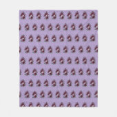 Couverture Polaire Douceur – Bouquet de Violettes Fleece Deken (Voorkant)