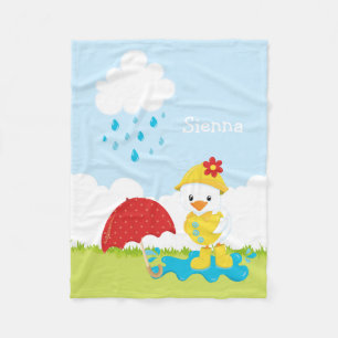 Couverture Polaire Douches d'avril mignonnes