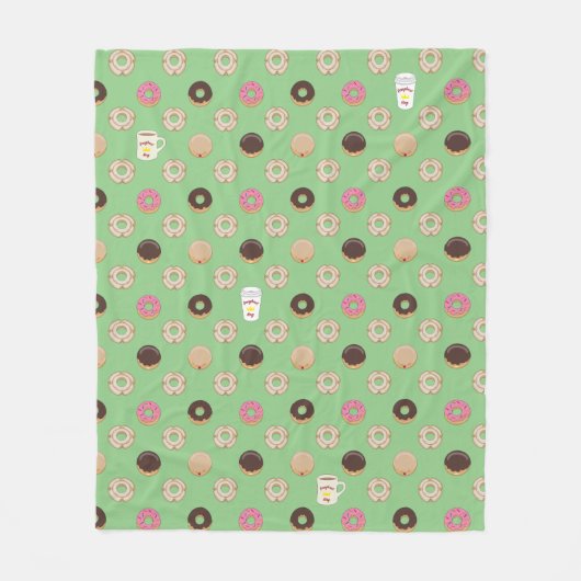 Couverture Polaire Doughnut King (Devant)