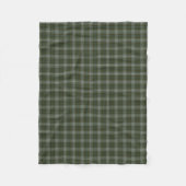 Couverture Polaire Douglas Clan Loden Green Reproduction Tartan (Devant)