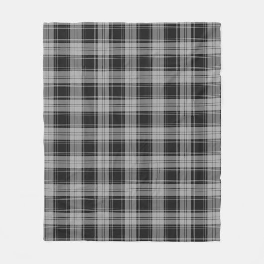 Couverture Polaire Douglas Grey Plaid (Devant)