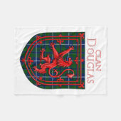 Couverture Polaire Douglas Tartan Scottish Plaid Lion Rampant (Devant (Horizontal))