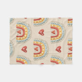 Couverture Polaire Doux, émotionnel comme l'amour d'une mère (Devant (Horizontal))