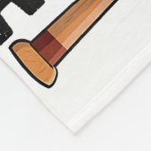 Couverture Polaire DOWN GOLF ANDERSON FUNNY BASEBALL cadeau ANDERSON (Coin)