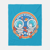 Couverture Polaire Dr Seuss | Cadet Un Cadet Deux Espace Explorer (Devant)