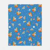 Couverture Polaire Dr Seuss | Chat dans le Motif spatial Casquette (Devant)
