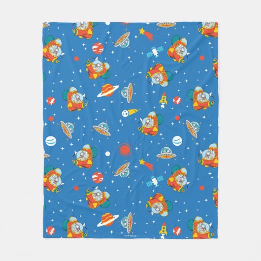 Couverture Polaire Dr Seuss | Chat dans le Motif spatial Casquette (Devant)
