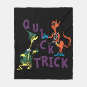 Couverture Polaire Dr. Seuss | Graphisme Halloween Quick Trick (Devant)