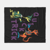 Couverture Polaire Dr. Seuss | Graphisme Halloween Quick Trick (Devant (Horizontal))