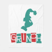 Couverture Polaire Dr. Seuss | Grinch - Rouge & Vert (Devant)