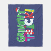 Couverture Polaire Dr Seuss | Grinchy Trick (Devant)