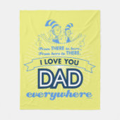 Couverture Polaire Dr Seuss | Je t'aime Papa partout (Devant)