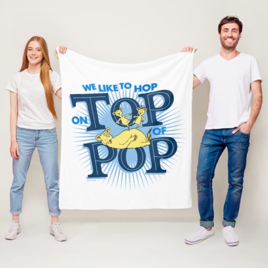 Couverture Polaire Dr Seuss | Nous Aimons Passer Au-Dessus De La Pop (En situation)