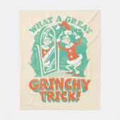 Couverture Polaire Dr Seuss | Quelle belle petite queue de Grinchy ! (Devant)