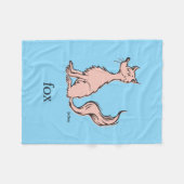 Couverture Polaire Dr. Seuss | Renard Rose (Devant (Horizontal))