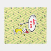 Couverture Polaire Dr Seuss | Symbole de retenue Sam-I-Am (Devant (Horizontal))