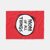 Couverture Polaire Dr. Seuss Thing One Thing Two - Maman of all Thing (Devant (Horizontal))