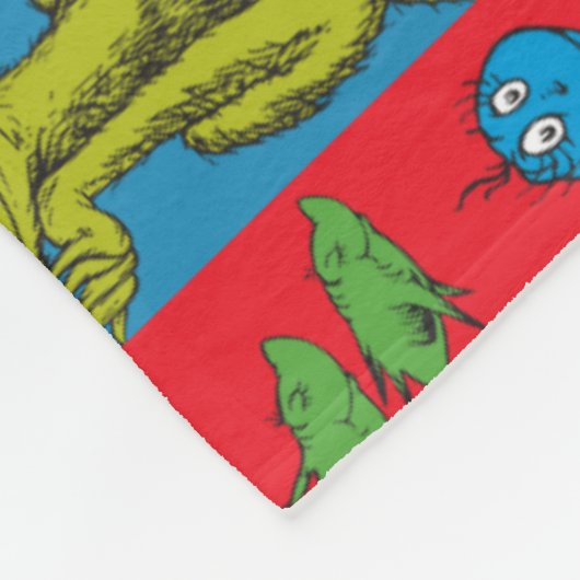 Couverture Polaire Dr Seuss | Tranche de caractères (Coin)