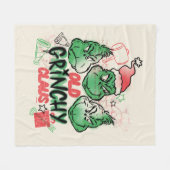 Couverture Polaire Dr Seuss | Vieux Claus Grinch (Devant (Horizontal))