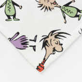 Couverture Polaire Dr. Seuss Whoville Characters Festive Pattern (Coin)