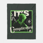 Couverture Polaire Draco Malfoy - "C'est compliqué" (Devant)