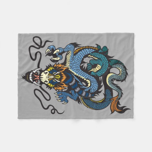 Couverture Polaire dragon (Devant (Horizontal))