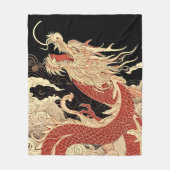 Couverture Polaire dragon (Devant)