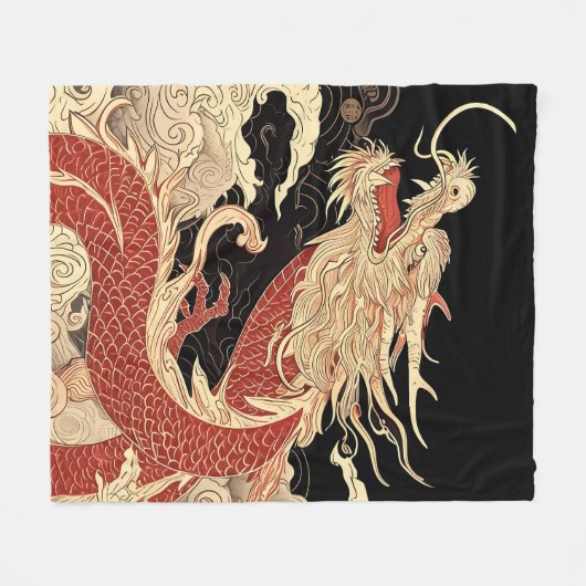 Couverture Polaire dragon (Devant (Horizontal))