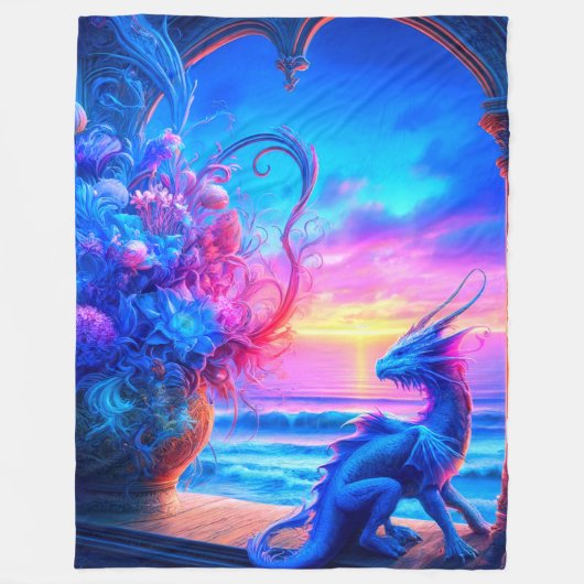Couverture Polaire Dragon (Devant)