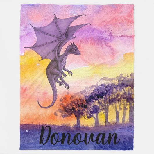 Couverture Polaire Dragon (Devant)