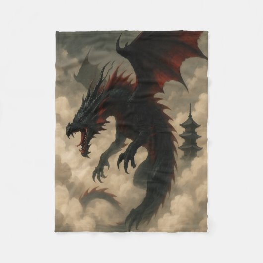 Couverture Polaire Dragon (Devant)