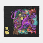 Couverture Polaire Dragon aquatique (Devant (Horizontal))