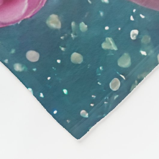 Couverture Polaire Dragon Bébé Rose (Coin)