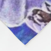 COUVERTURE POLAIRE DRAGON BLEU (Coin)