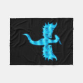 Couverture Polaire Dragon bleu (Devant (Horizontal))
