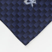 Couverture Polaire Dragon Bleu Chrome comme flammes de fibre de carbo (Coin)