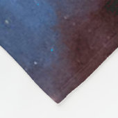Couverture Polaire Dragon cosmique azurite (Coin)