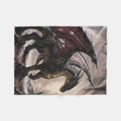 Couverture Polaire Dragon Dans La Grotte (Devant (Horizontal))