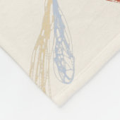 Couverture Polaire Dragon d'art moderne Vintage Boho Rose (Coin)